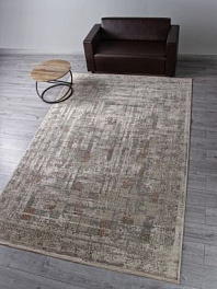 Ковер прямоугольный royal g078j2 d.grey / beige | Турция