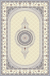 Ковер прямоугольный Amira 4836a_l_grey_l_grey | Турция