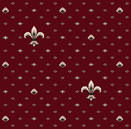 Ковролин Россия Виктория 01 (ECO) Red
